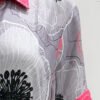 Raya Poppy Print Linen Flared Dress