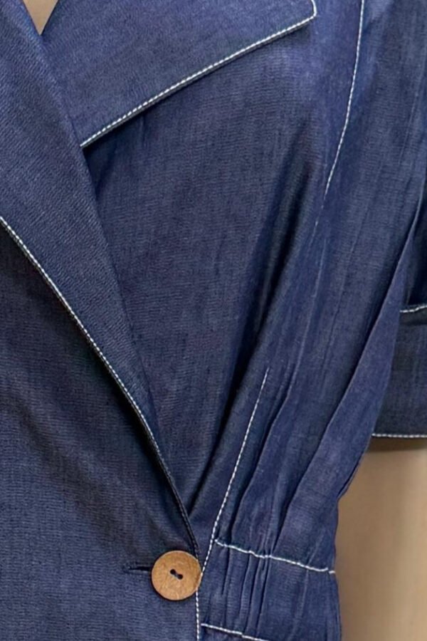 Aaliyah Tencel Denim Wrap Dress