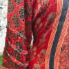 Rhea Modal Silk Ajrakh Handblock Dress