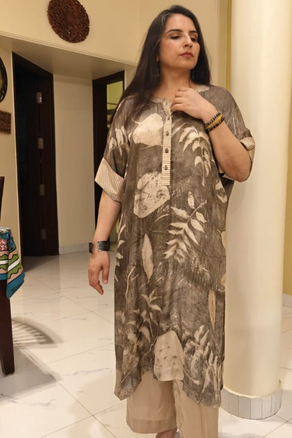 Izumi Modal Silk EcoPrint Dress