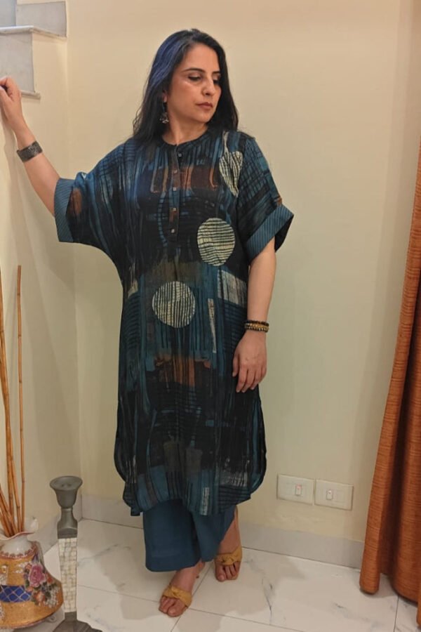 Kyoko Ajrakh Modal Cotton Kurta Set I