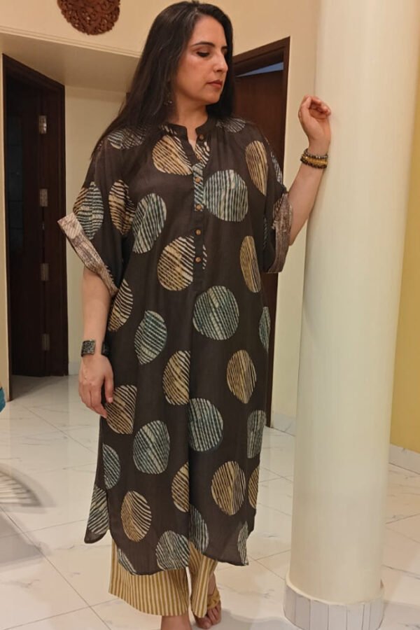 Akiko Ajrakh Modal Cotton Kurta Set