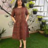 Rei Linen Ajrakh Printed Dress