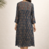 Mahi Modal Silk Ajrakh Handblock Dress