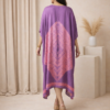 Farah Modal Silk Shibori Cowl Kaftan