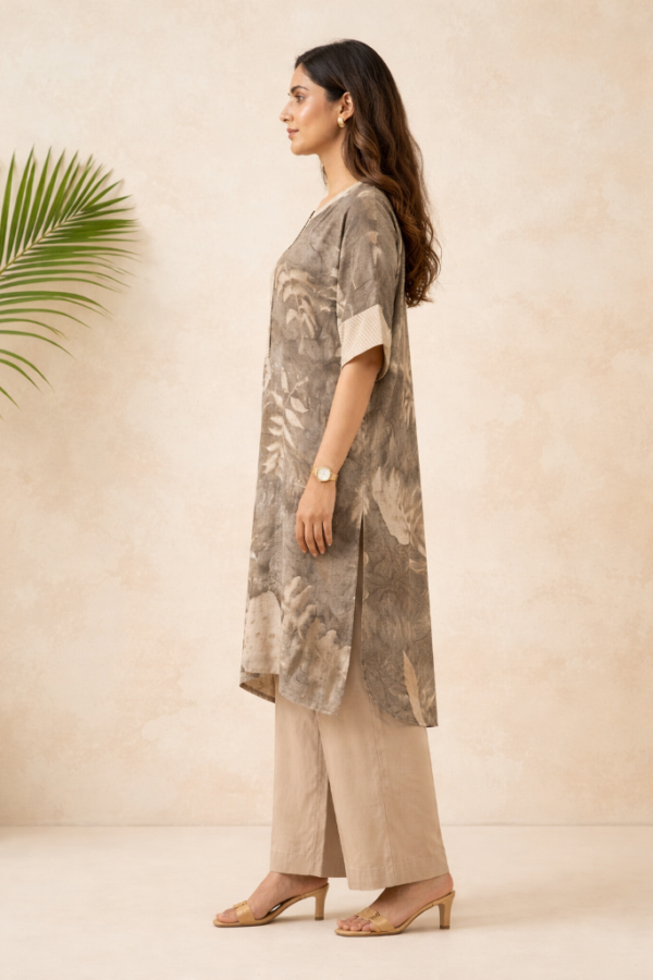 Izumi Modal Silk EcoPrint Dress