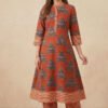 Akira Pure Cotton Handblock Kurta Set I