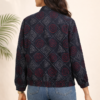 Mira Kantha Bomber Jacket – Geometric II