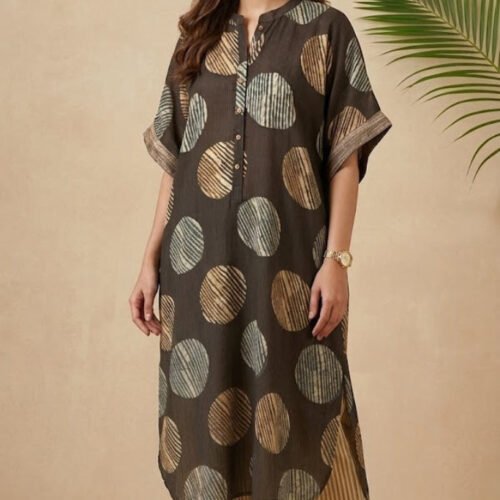 Akiko Ajrakh Modal Cotton Kurta Set