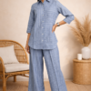 Aamaya Striped Cotton Co-ord Set