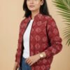 Mira Kantha Bomber Jacket – Geometric VII