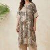 Izumi Modal Silk EcoPrint Dress