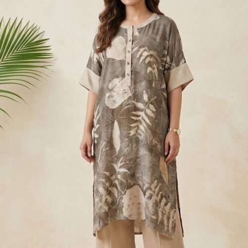 Izumi Modal Silk EcoPrint Dress
