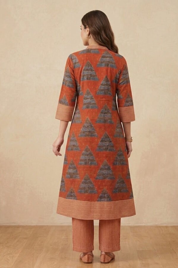 Akira Pure Cotton Handblock Kurta Set I