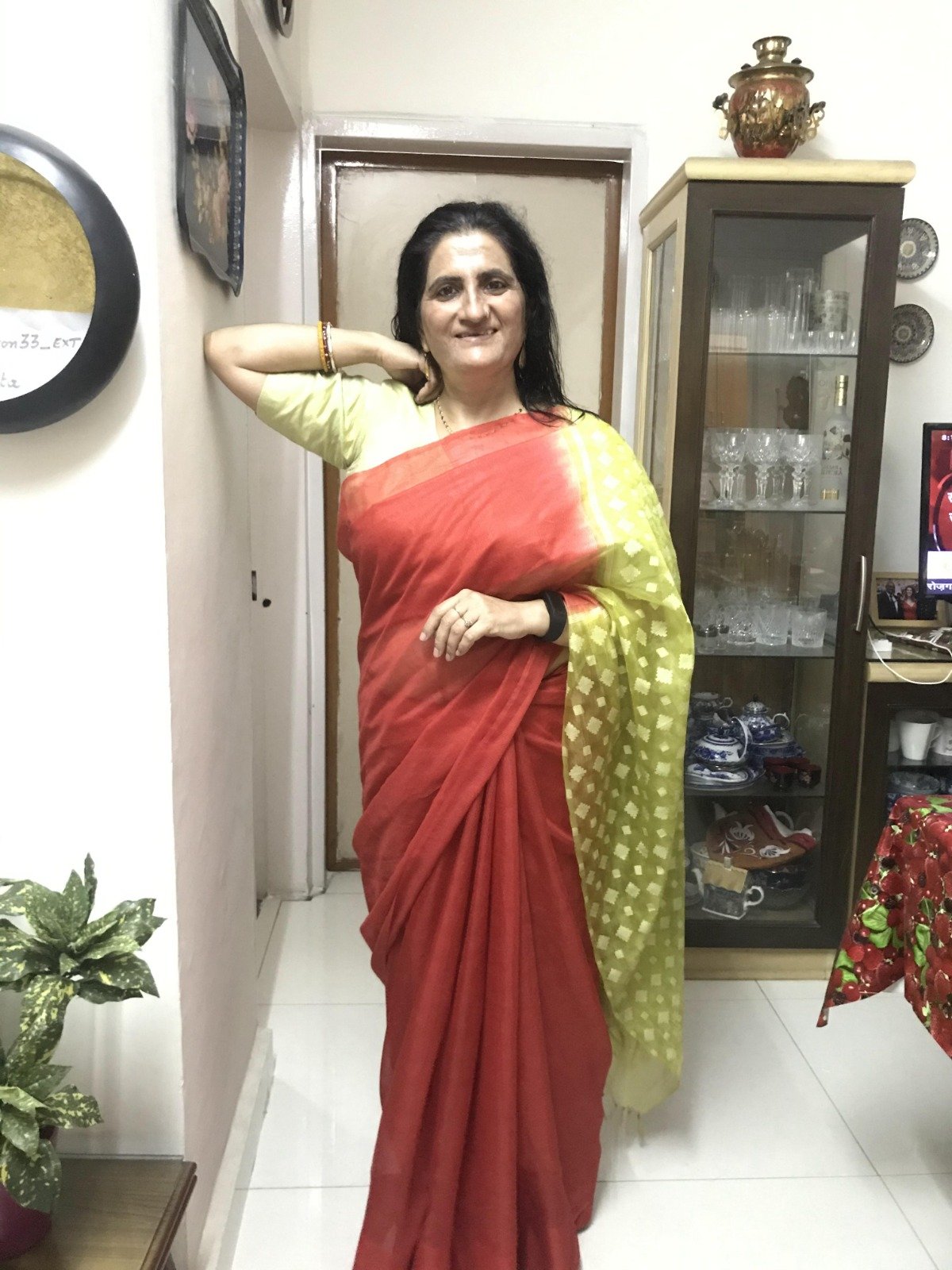 Anju Mehta, a Teevra customer in Delhi